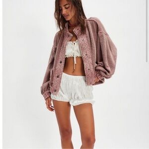 Free people We The Free Cute In This Cardi pale mauve